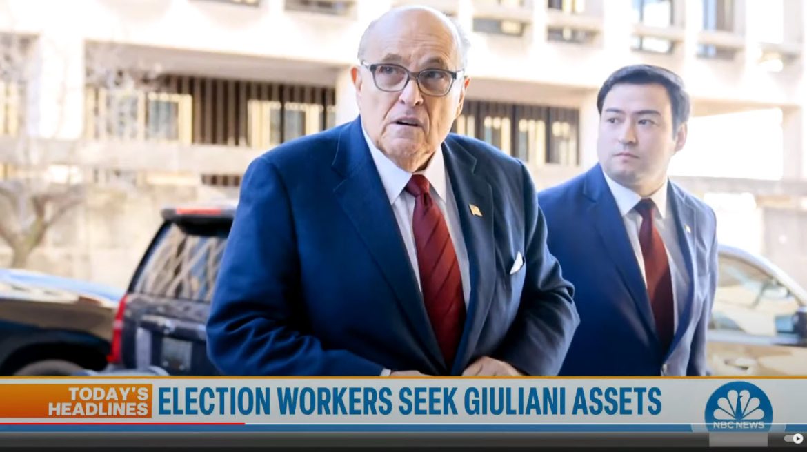 Rudy Giuliani Ordered to Surrender Assets to Defamed Georgia Election Workers