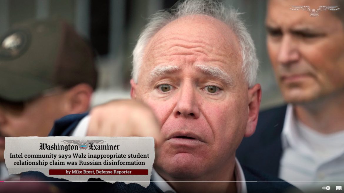 Russian Disinformation Targets U.S. Elections with Fake Video Accusing MN Gov. Tim Walz of Sexual Assault