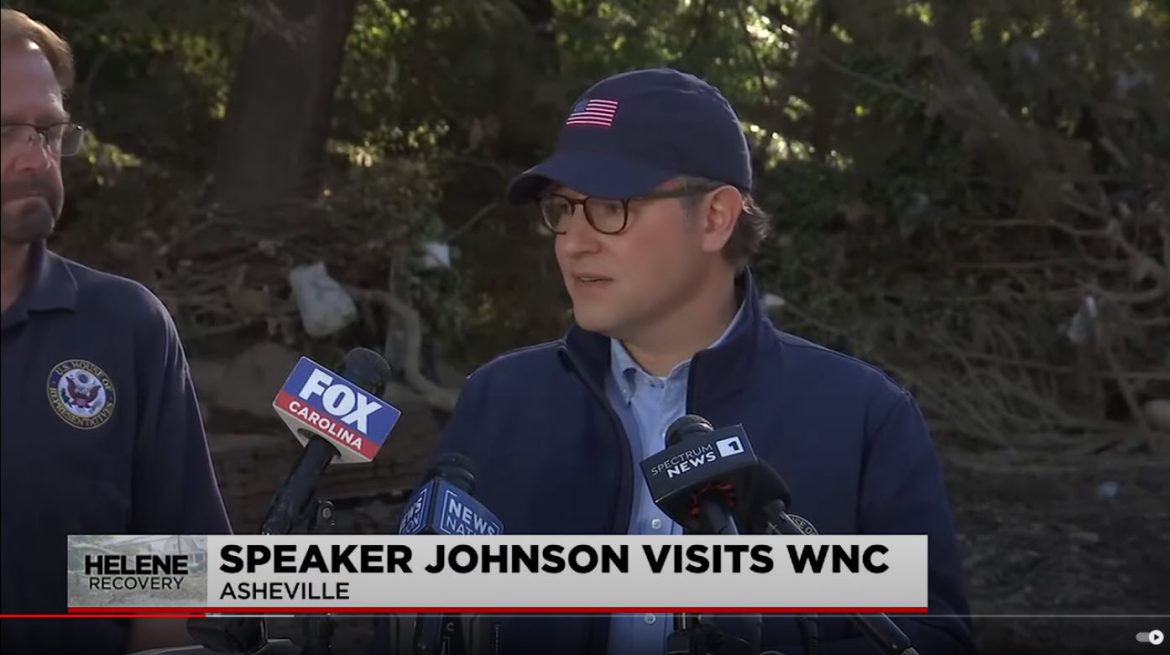 Speaker Mike Johnson Shares First-Hand Account of Helene Recovery, Calls Out Edited Media Coverage