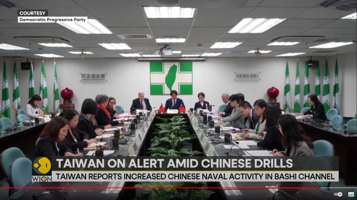 U.S. Expresses Concern as China Conducts Large-Scale Military Drills Near Taiwan