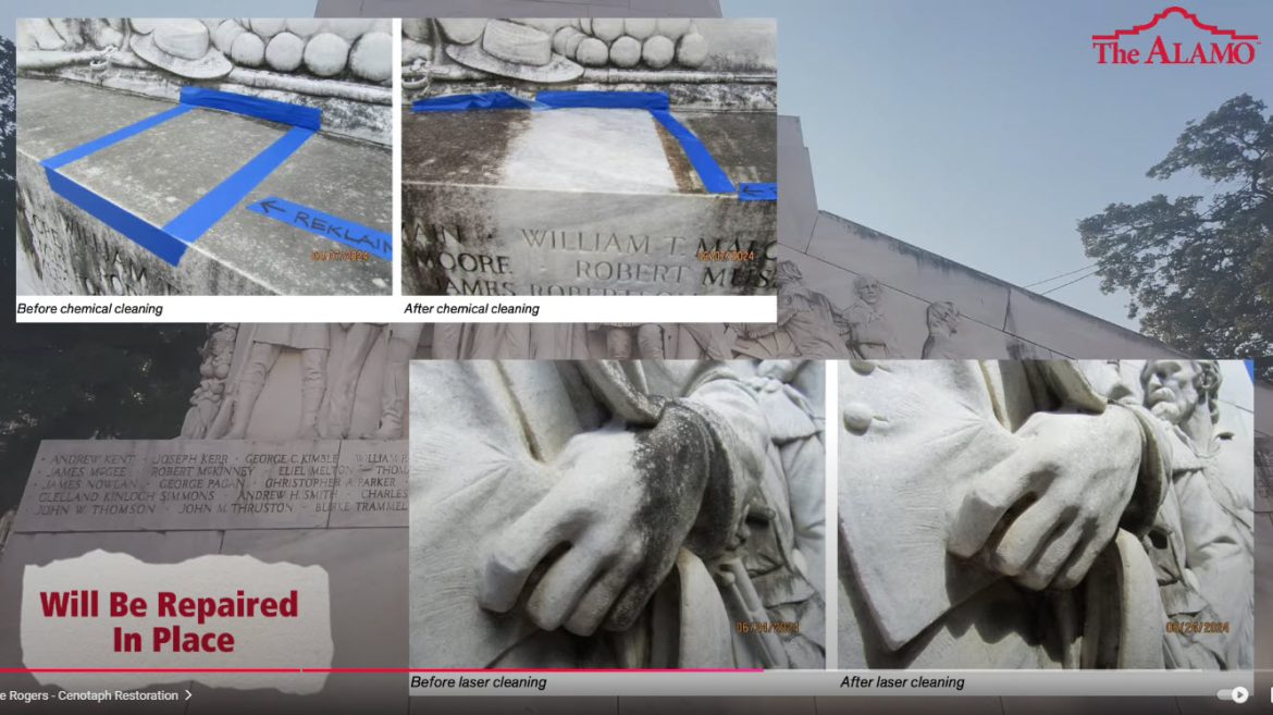 Alamo Cenotaph to Undergo Extensive Preservation and Repair in 2024