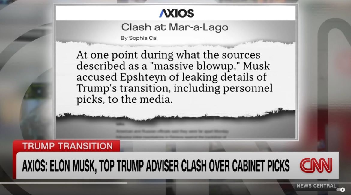 Elon Musk's Influence Sparks Tensions Within Trump's Transition Team