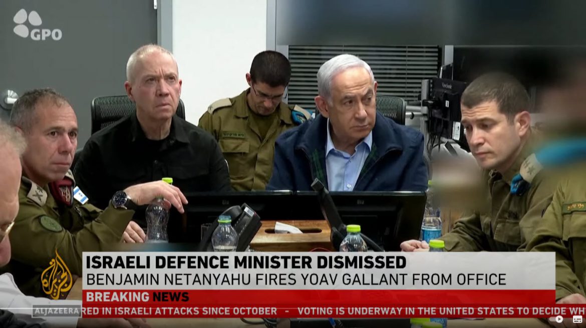 Netanyahu Fires Defense Minister Yoav Gallant Amid Rising Tensions Over Gaza Conflict