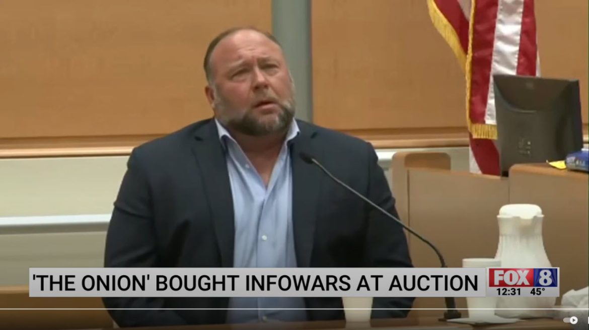 Satirical News Outlet 'The Onion' Acquires Alex Jones' InfoWars in Bankruptcy Auction
