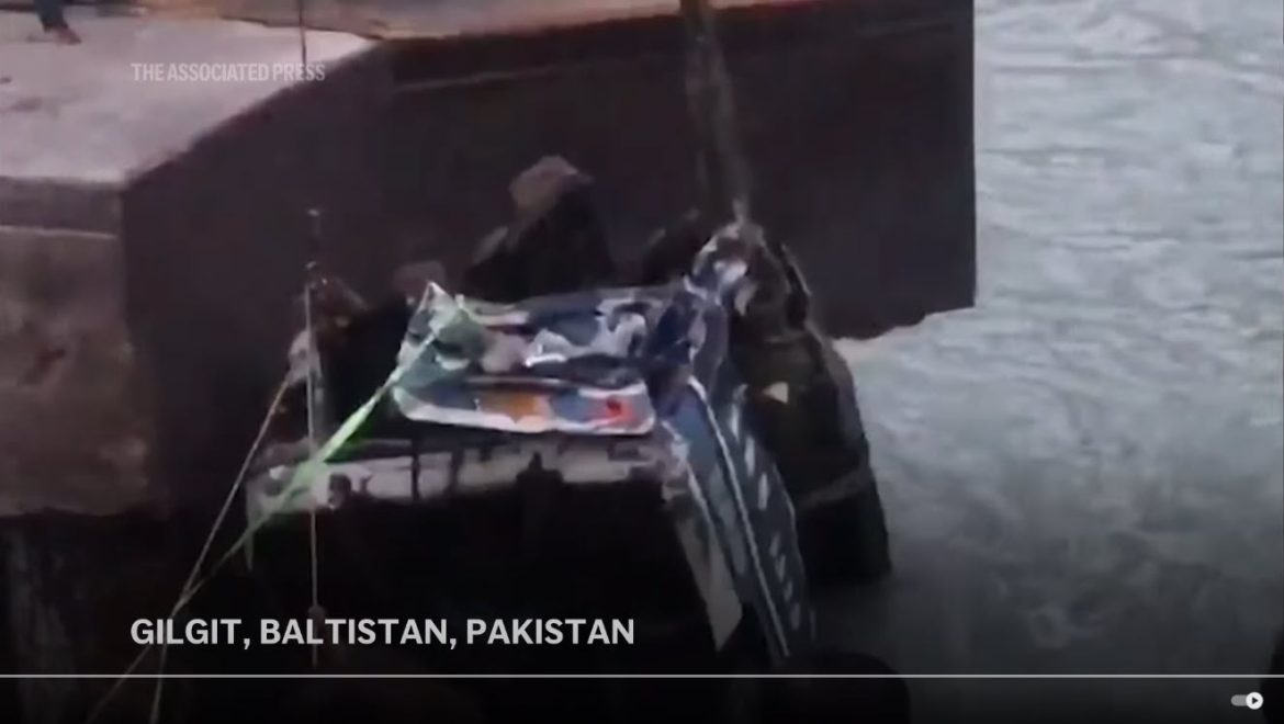 Tragic Bus Accident Claims 14 Lives After Wedding Party Vehicle Plunges into Indus River in Pakistan