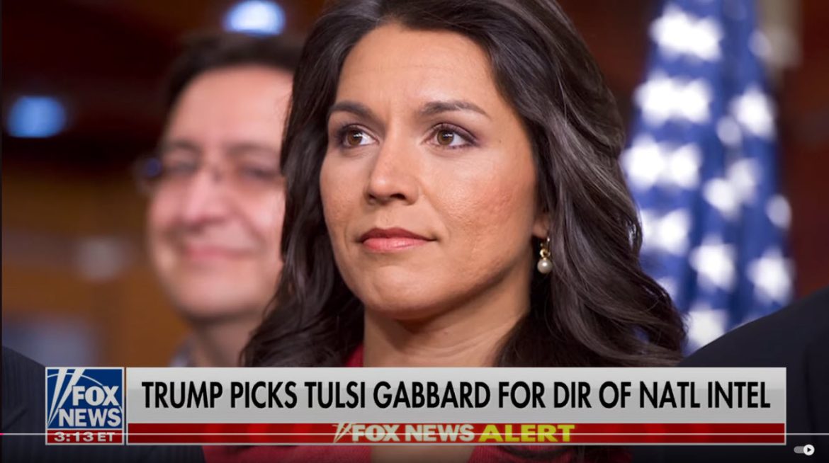 Trump Names Tulsi Gabbard as Director of National Intelligence, Sparking Bipartisan Reactions
