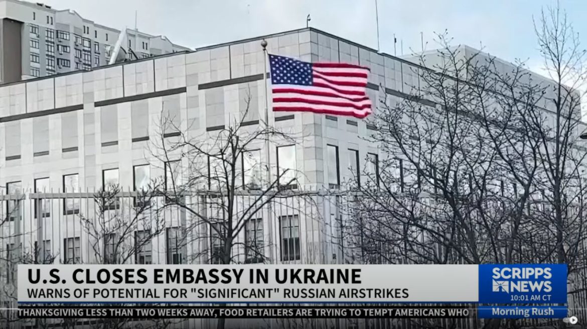 U.S. Embassy in Kyiv Closes Amid Threat of Russian Air Attack Following Ukraine's Use of American Missiles